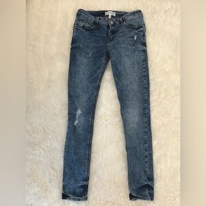 Mango “Kim” Distressed Skinny Jeans – Size US 6